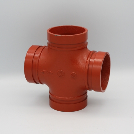  建支管件沟槽四通